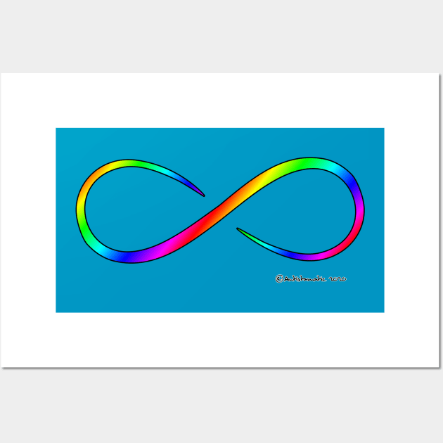 Infinity Loop Wall Art by Autistamatic